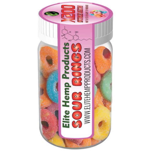 X200 Sour Rings Gummies CBD Candy