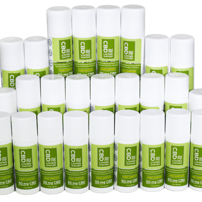Collection of 1oz. bottles of CBD hand sanitizer, 50mg