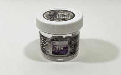 A 2G Jar of CBD Flower Moon Rocks, Honolulu Haze strain