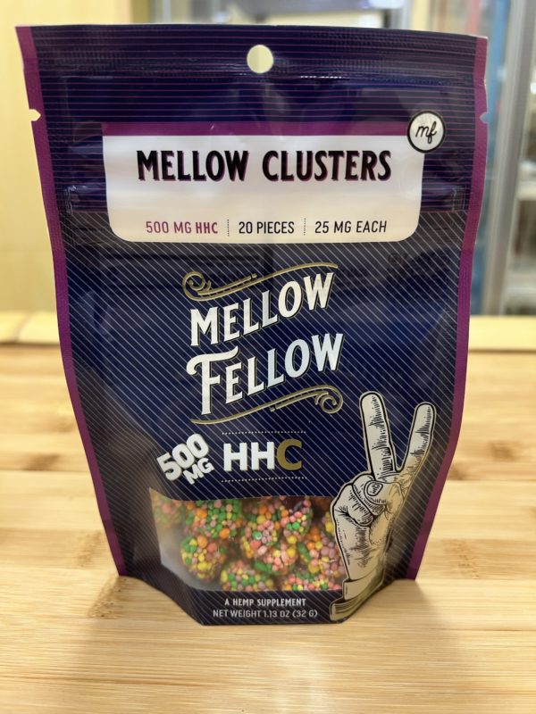 mellow fellow mellow clusters HHC 500mg - front