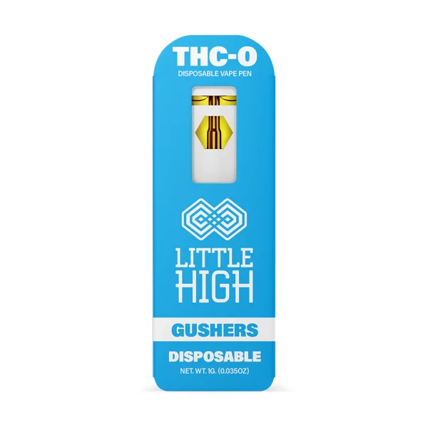 little high thc-o 1g disposable vape - gushers
