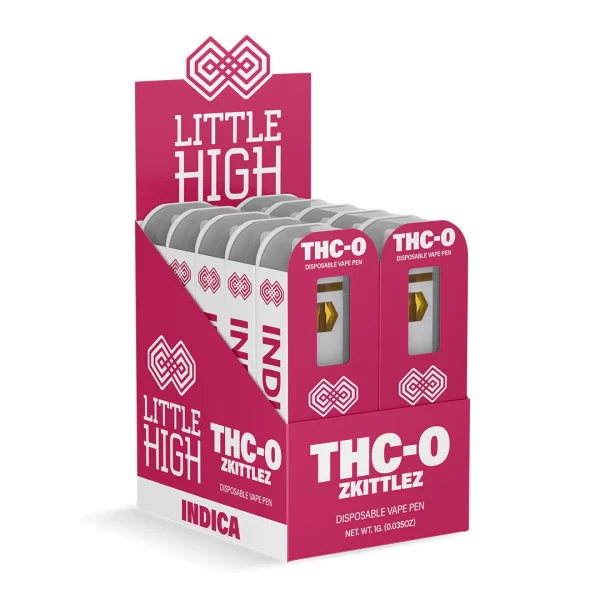 little high thc-o 1g disposable vape - zkittlez