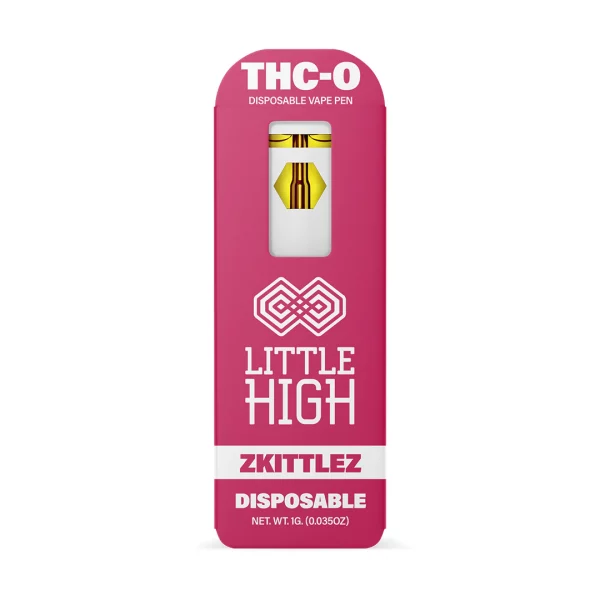 little high thc-o 1g disposable vape - zkittlez